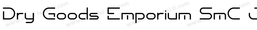 Dry Goods Emporium SmC JL字体转换